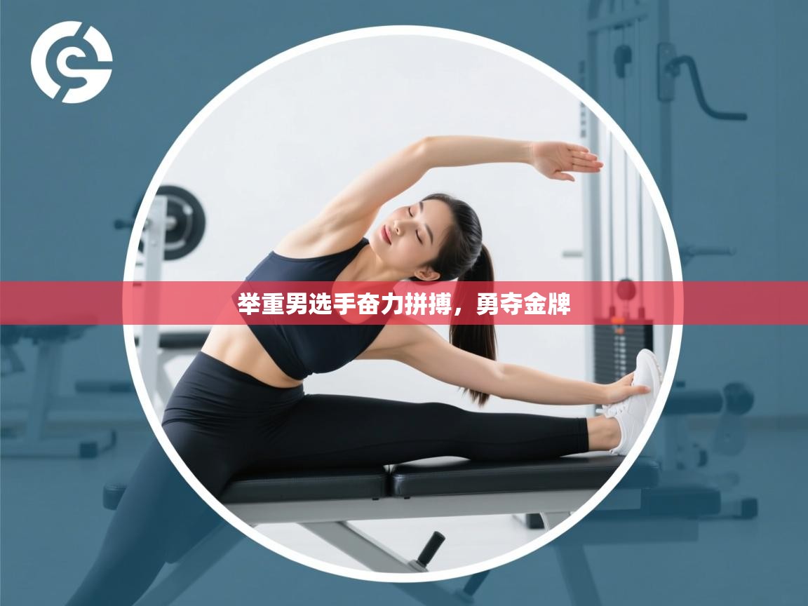 举重男选手奋力拼搏,勇夺金牌